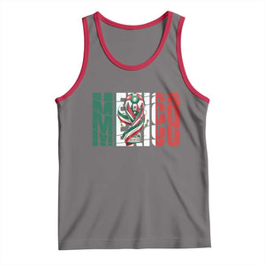 Mexico National Soccer Lover World Tank Top Football Fan Gift TS12 Deep Heather Red Print Your Wear