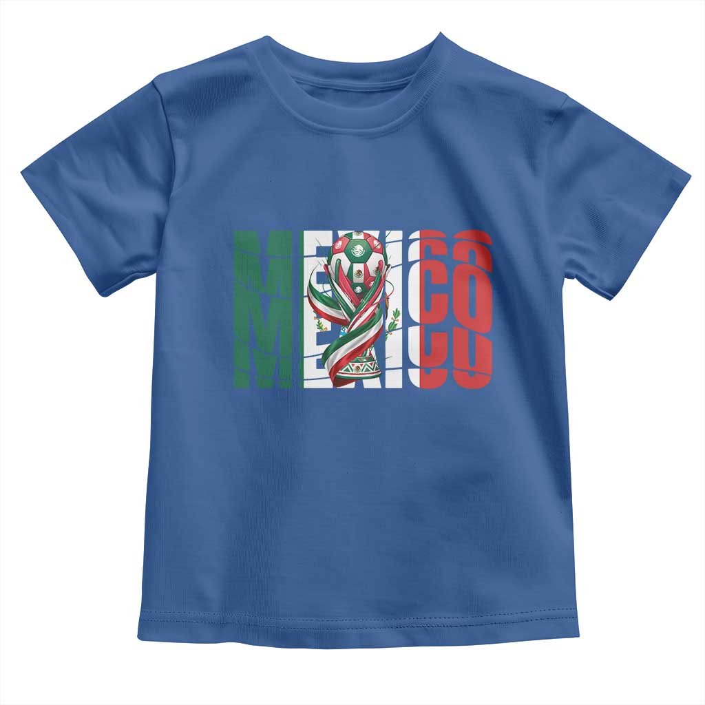 Mexico National Soccer Lover World Toddler T Shirt Football Fan Gift TS12 Royal Blue Print Your Wear