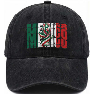 Mexico National Soccer Lover World Washed Cotton Baseball Cap Football Fan Gift TS12 Print Your Wear