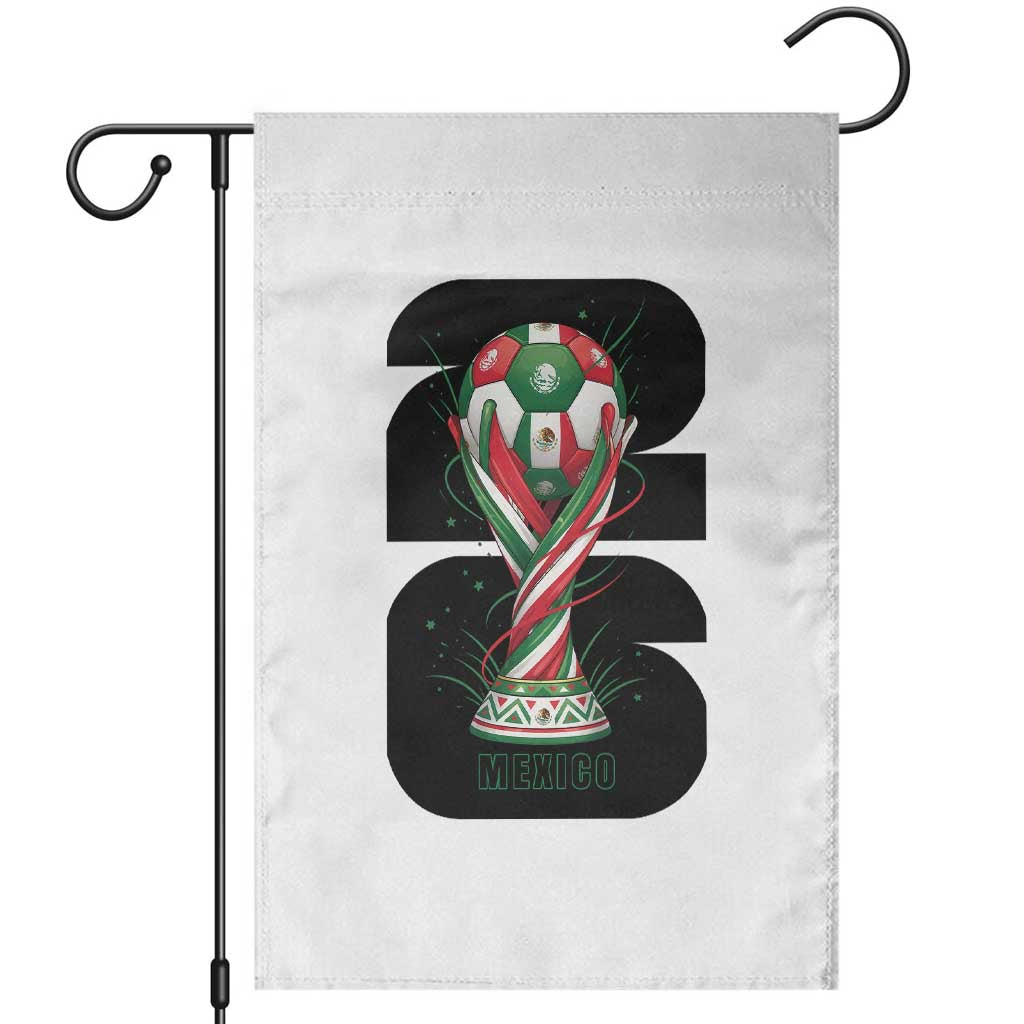 Proud Mexico National Soccer Lover Fan Gift Garden Flag TS12 White Print Your Wear