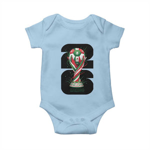 Proud Mexico National Soccer Lover Fan Gift Baby Onesie TS12 Light Blue Print Your Wear