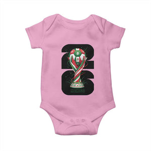 Proud Mexico National Soccer Lover Fan Gift Baby Onesie TS12 Light Pink Print Your Wear