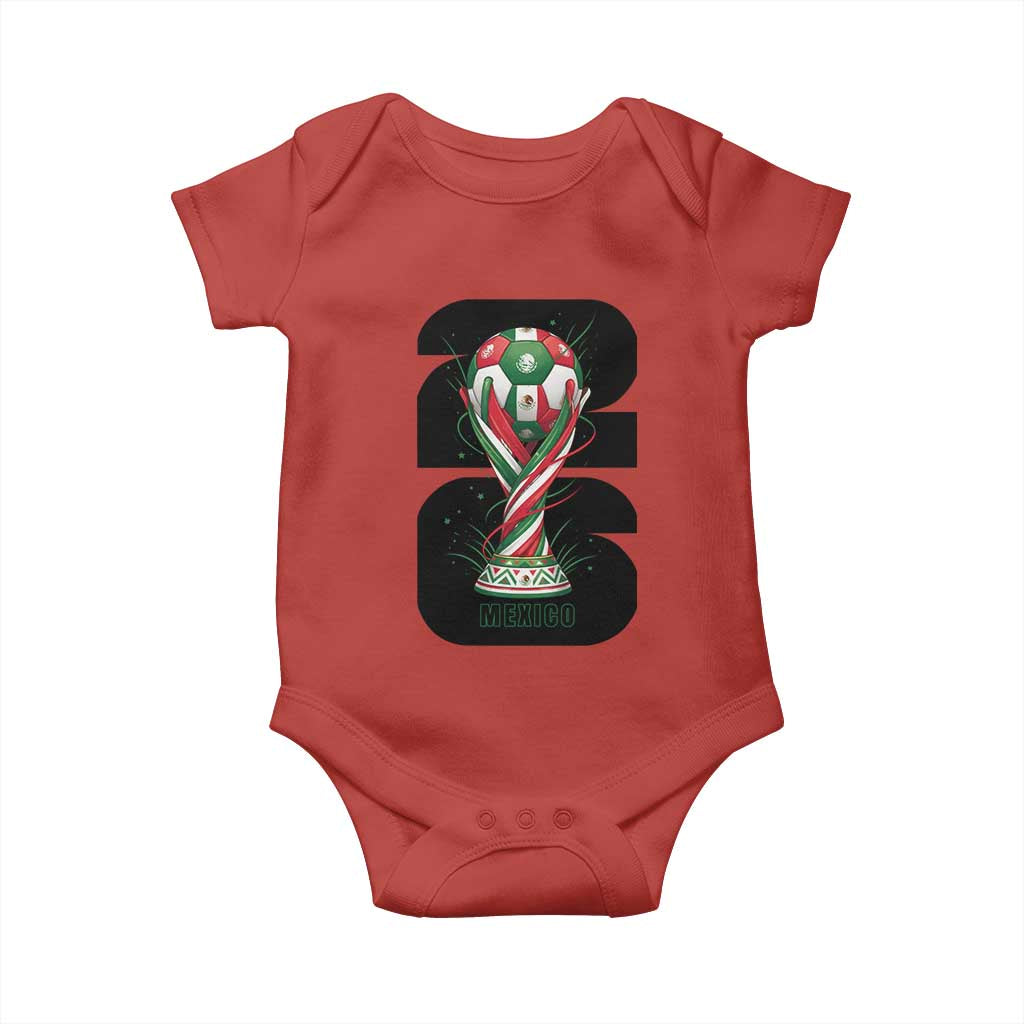 Proud Mexico National Soccer Lover Fan Gift Baby Onesie TS12 Red Print Your Wear