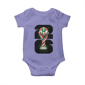 Proud Mexico National Soccer Lover Fan Gift Baby Onesie TS12 Violet Print Your Wear