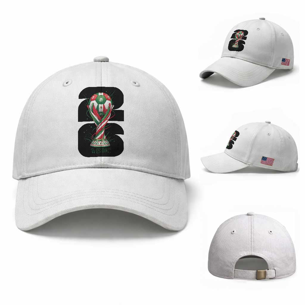 Proud Mexico National Soccer Lover Fan Gift Baseball Cap TS12 Baseball Cap Universal Fit White Print Your Wear