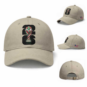 Proud Mexico National Soccer Lover Fan Gift Baseball Cap TS12 Baseball Cap Universal Fit Beige Print Your Wear
