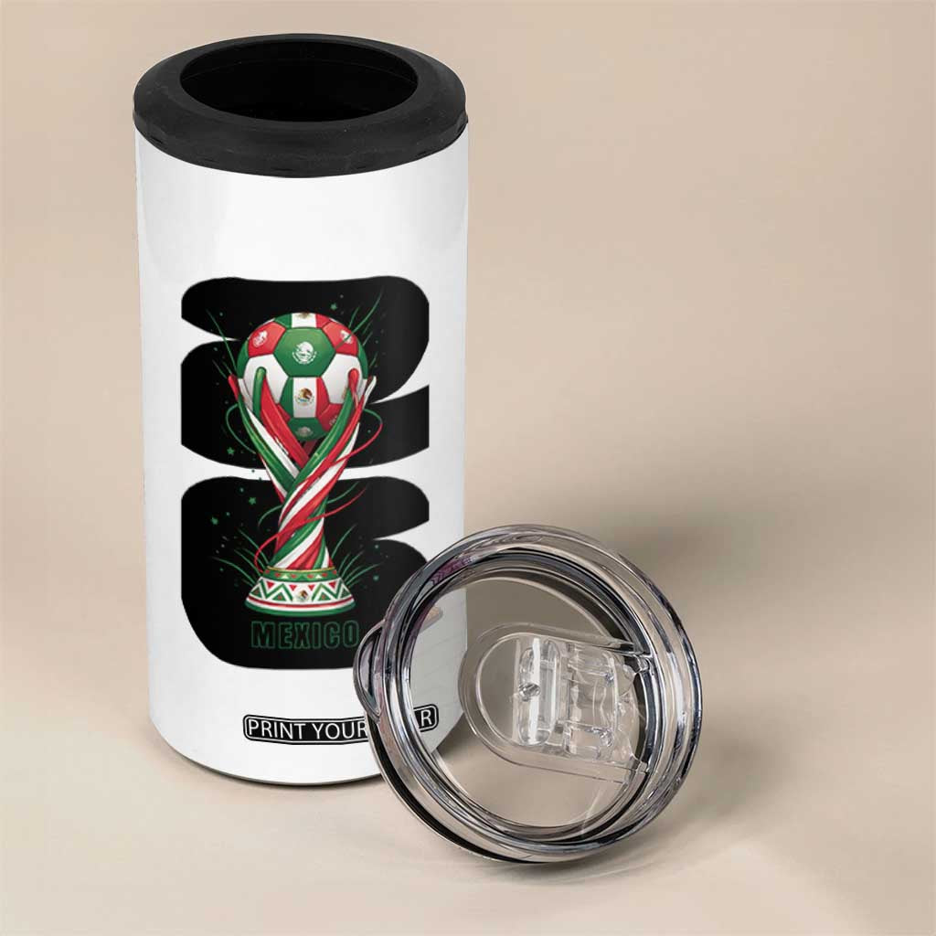 Proud Mexico National Soccer Lover Fan Gift 4 in 1 Can Cooler Tumbler TS12 Print Your Wear
