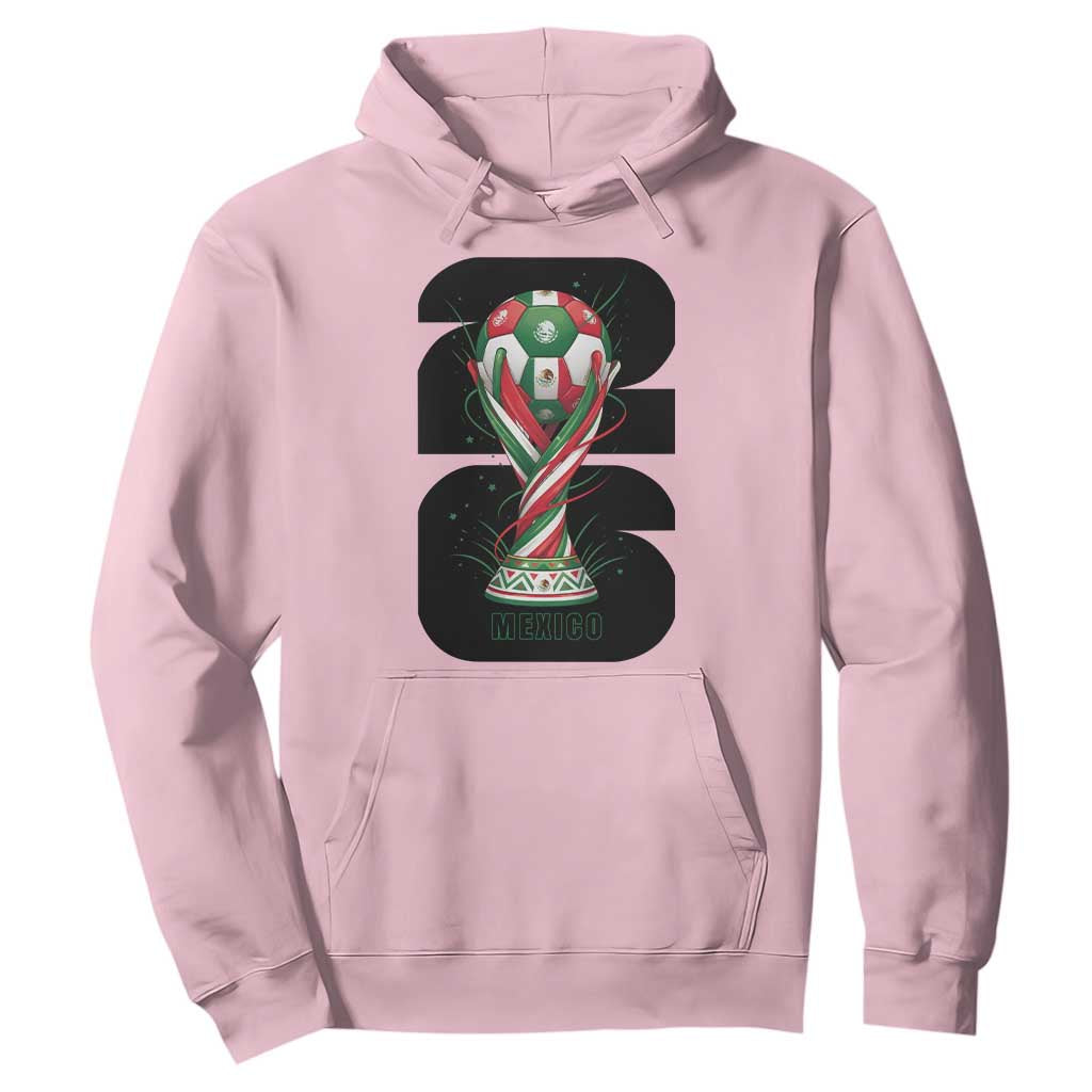 Proud Mexico National Soccer Lover Fan Gift Hoodie TS12 Light Pink Print Your Wear