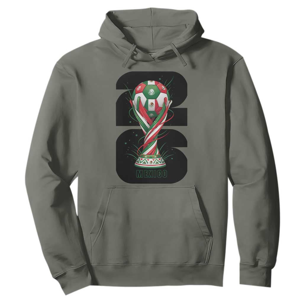 Proud Mexico National Soccer Lover Fan Gift Hoodie TS12 Military Green Print Your Wear