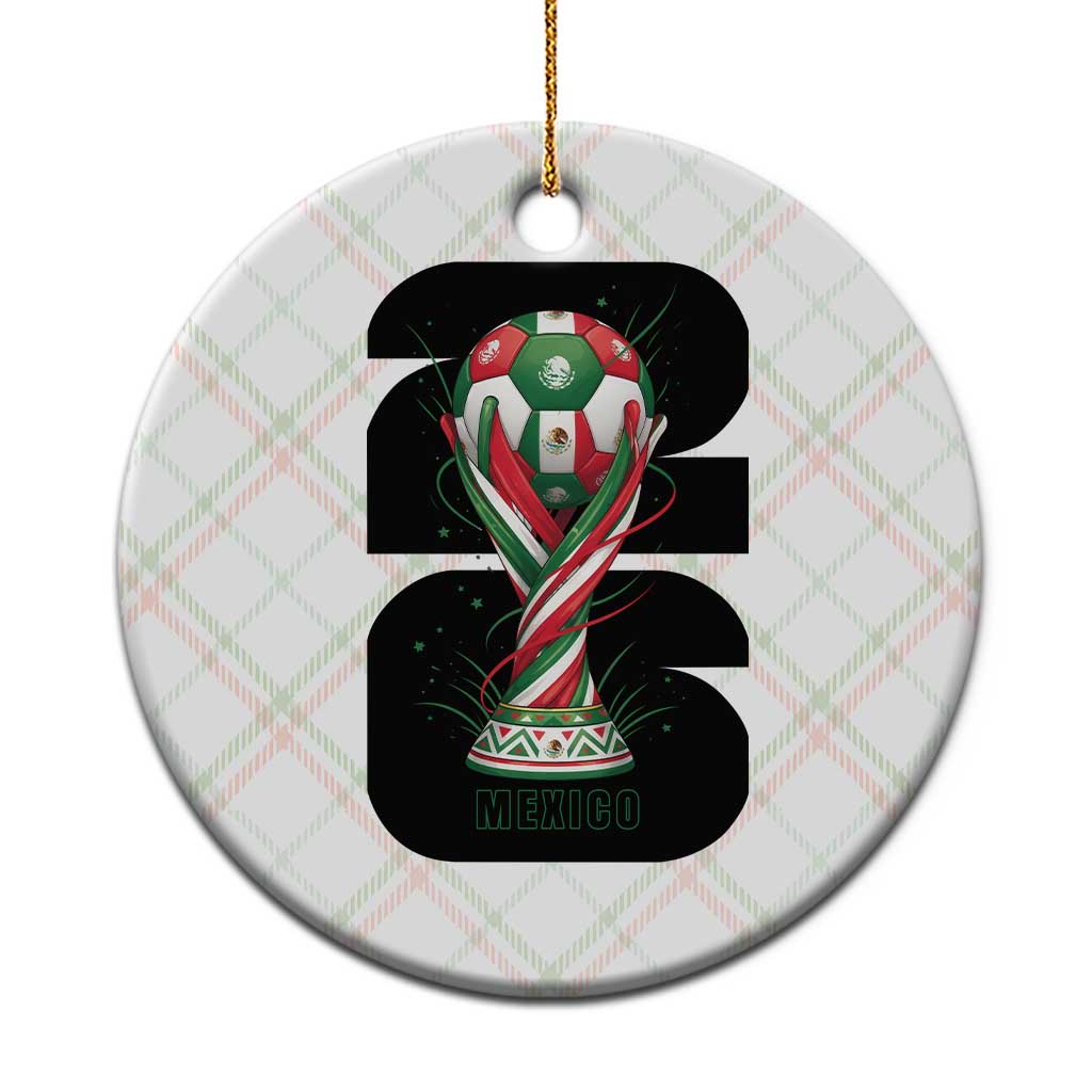 Proud Mexico National Soccer Lover Fan Gift Ceramic Ornament TS12 1pc Christmas Plaid Print Your Wear