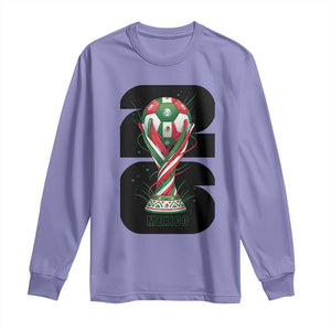 Proud Mexico National Soccer Lover Fan Gift Long Sleeve Shirt TS12 Violet Print Your Wear