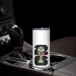 Proud Mexico National Soccer Lover Fan Gift Skinny Tumbler TS12 Print Your Wear