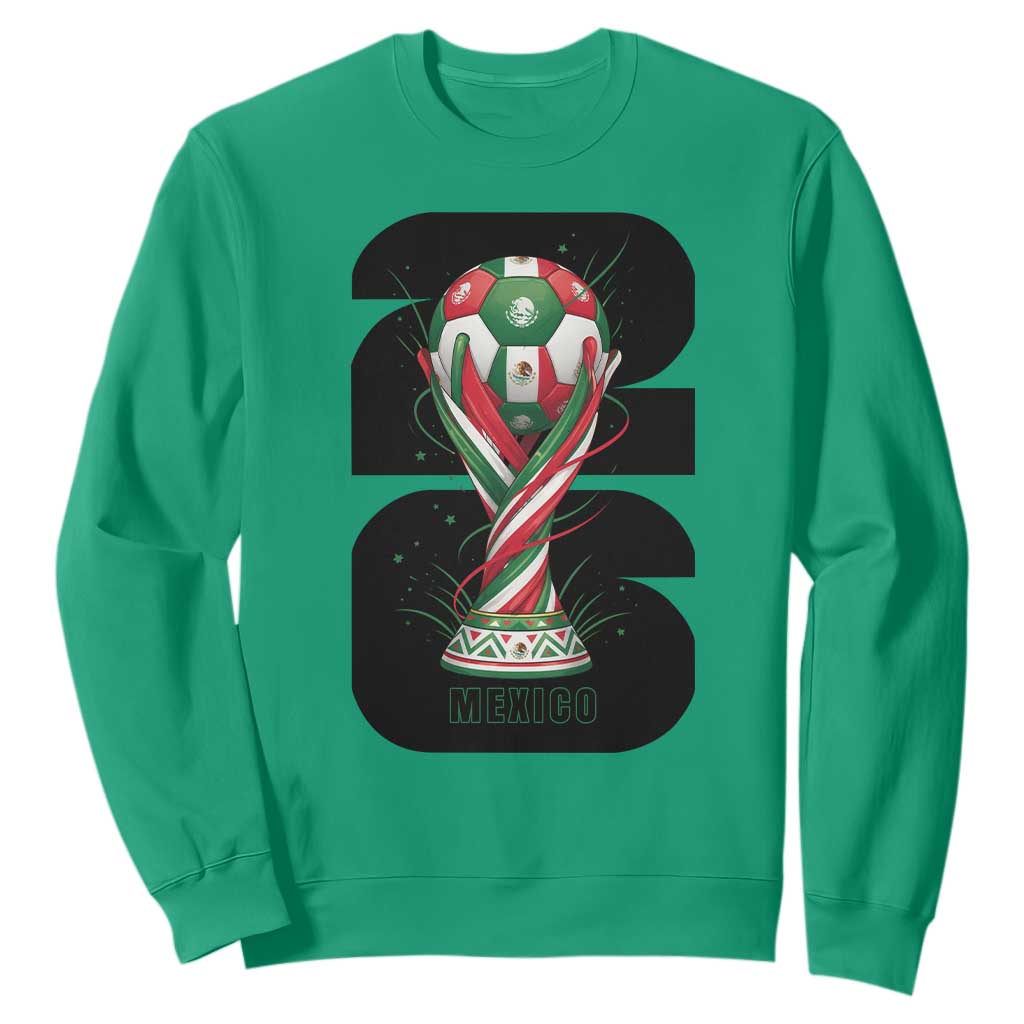 Proud Mexico National Soccer Lover Fan Gift Sweatshirt TS12 Irish Green Print Your Wear