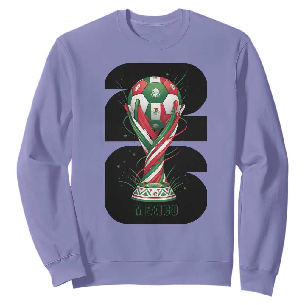 Proud Mexico National Soccer Lover Fan Gift Sweatshirt TS12 Violet Print Your Wear