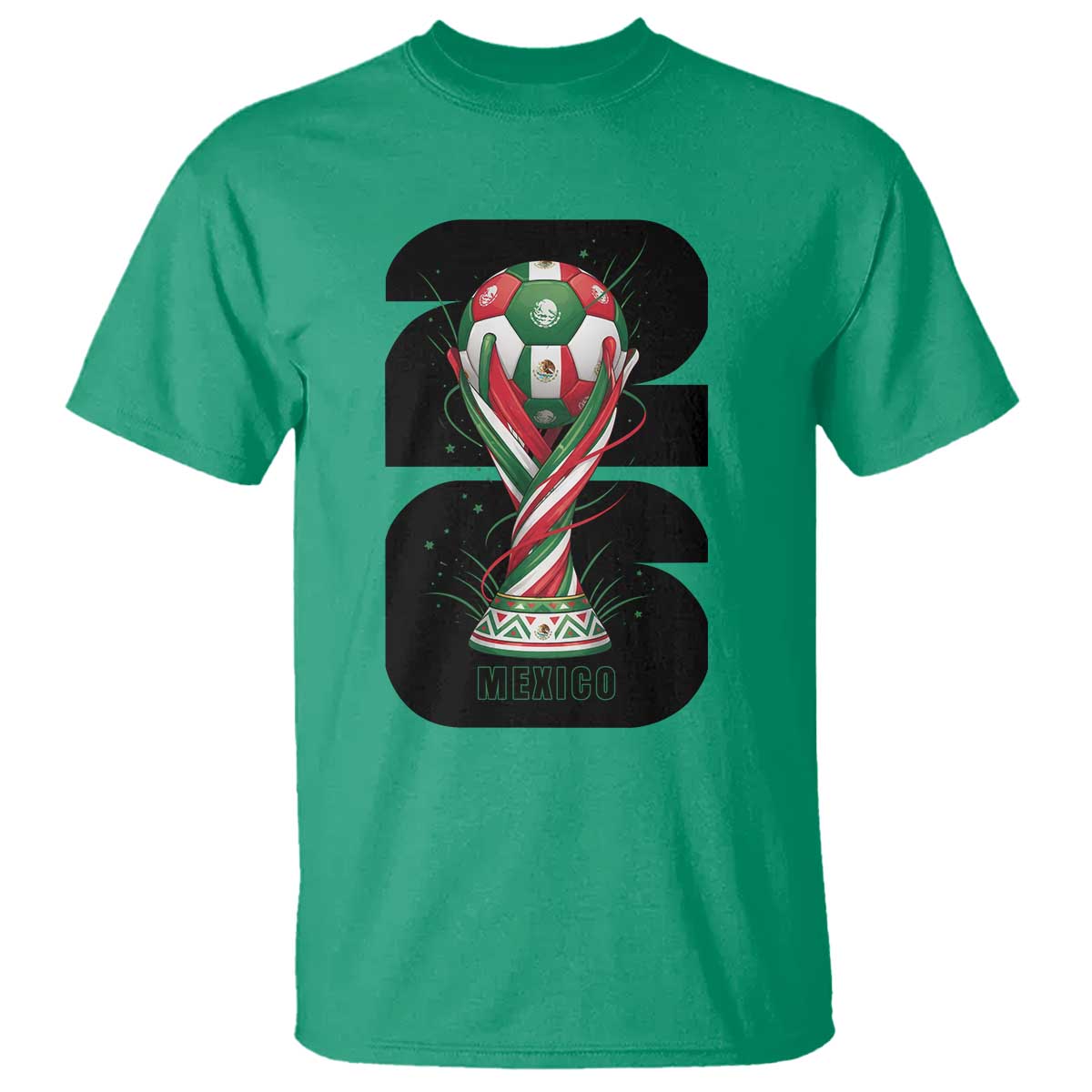 Proud Mexico National Soccer Lover Fan Gift T Shirt TS12 Irish Green Print Your Wear