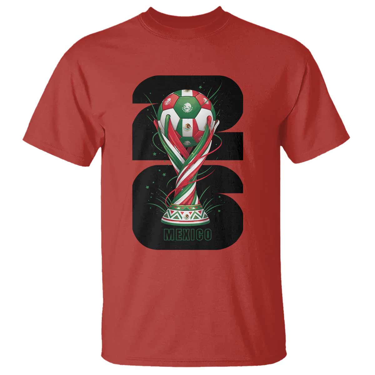 Proud Mexico National Soccer Lover Fan Gift T Shirt TS12 Red Print Your Wear