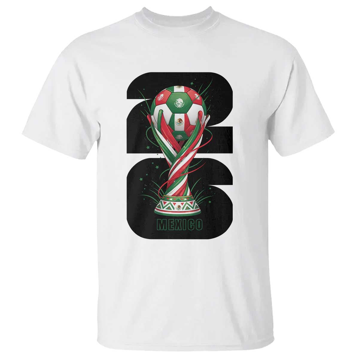 Proud Mexico National Soccer Lover Fan Gift T Shirt TS12 White Print Your Wear