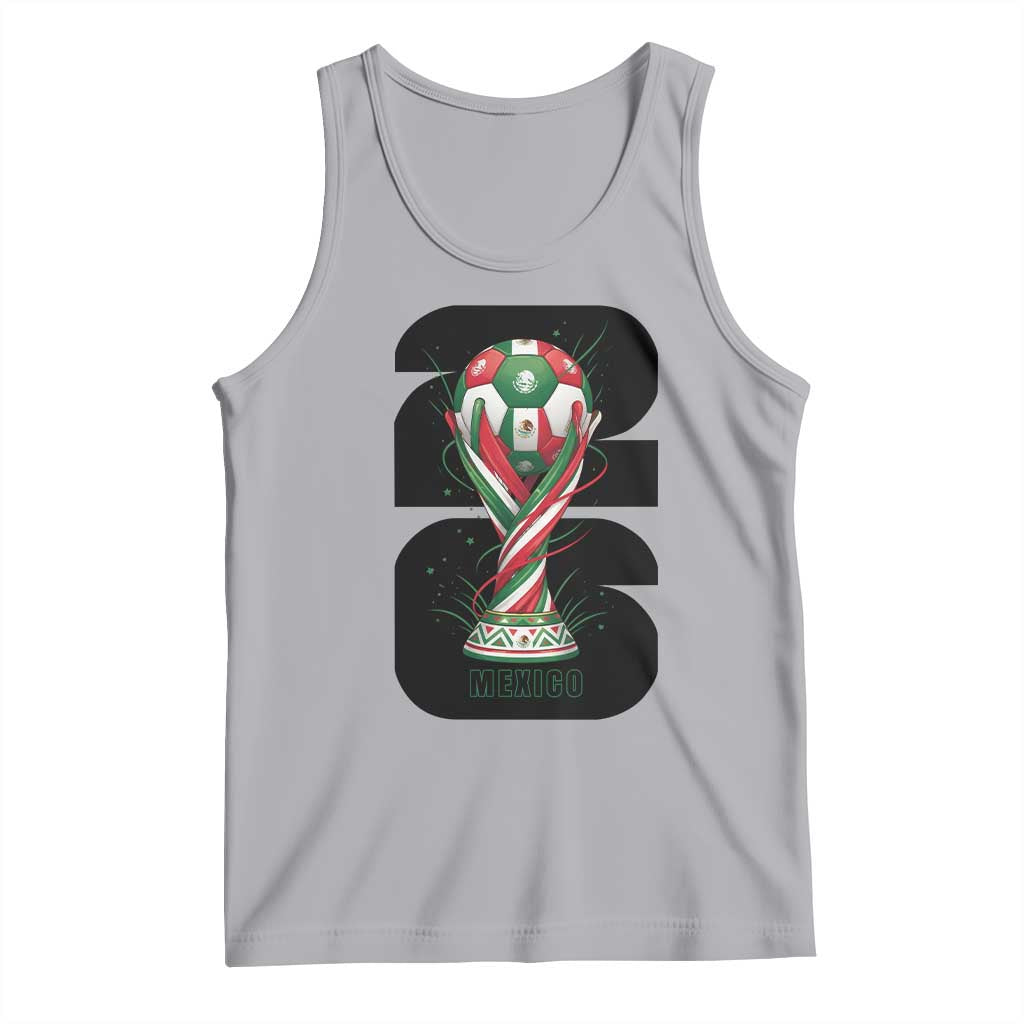Proud Mexico National Soccer Lover Fan Gift Tank Top TS12 Athletic Heather Print Your Wear