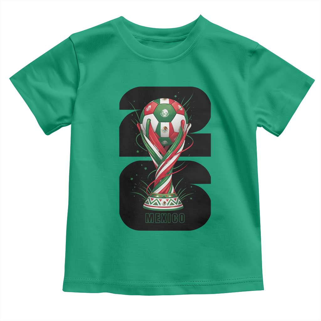 Proud Mexico National Soccer Lover Fan Gift Toddler T Shirt TS12 Irish Green Print Your Wear
