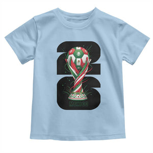 Proud Mexico National Soccer Lover Fan Gift Toddler T Shirt TS12 Light Blue Print Your Wear