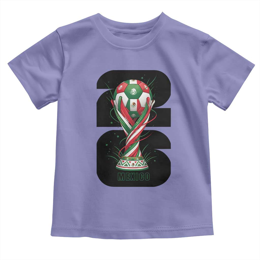 Proud Mexico National Soccer Lover Fan Gift Toddler T Shirt TS12 Violet Print Your Wear