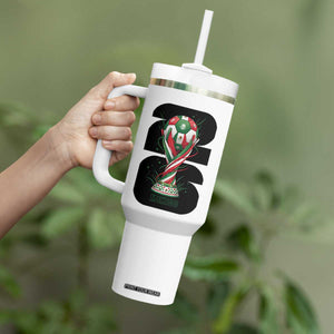 Proud Mexico National Soccer Lover Fan Gift Tumbler With Handle TS12 Print Your Wear