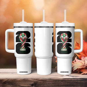 Proud Mexico National Soccer Lover Fan Gift Tumbler With Handle TS12 Print Your Wear