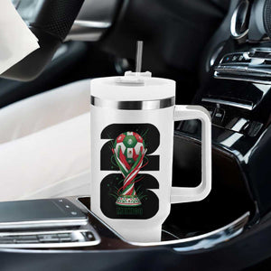 Proud Mexico National Soccer Lover Fan Gift Tumbler With Handle TS12 Print Your Wear