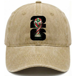 Proud Mexico National Soccer Lover Fan Gift Washed Cotton Baseball Cap TS12 Print Your Wear