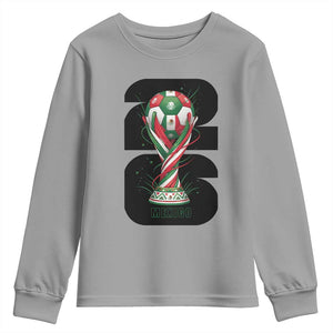 Proud Mexico National Soccer Lover Fan Gift Youth Sweatshirt TS12 Sport Gray Print Your Wear