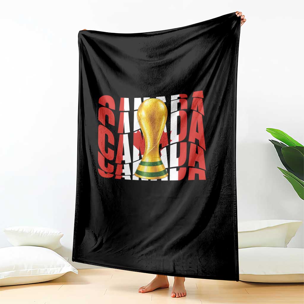 Proud Canada National Soccer Lover Fan Gift Throw Blanket TS12 Print Your Wear