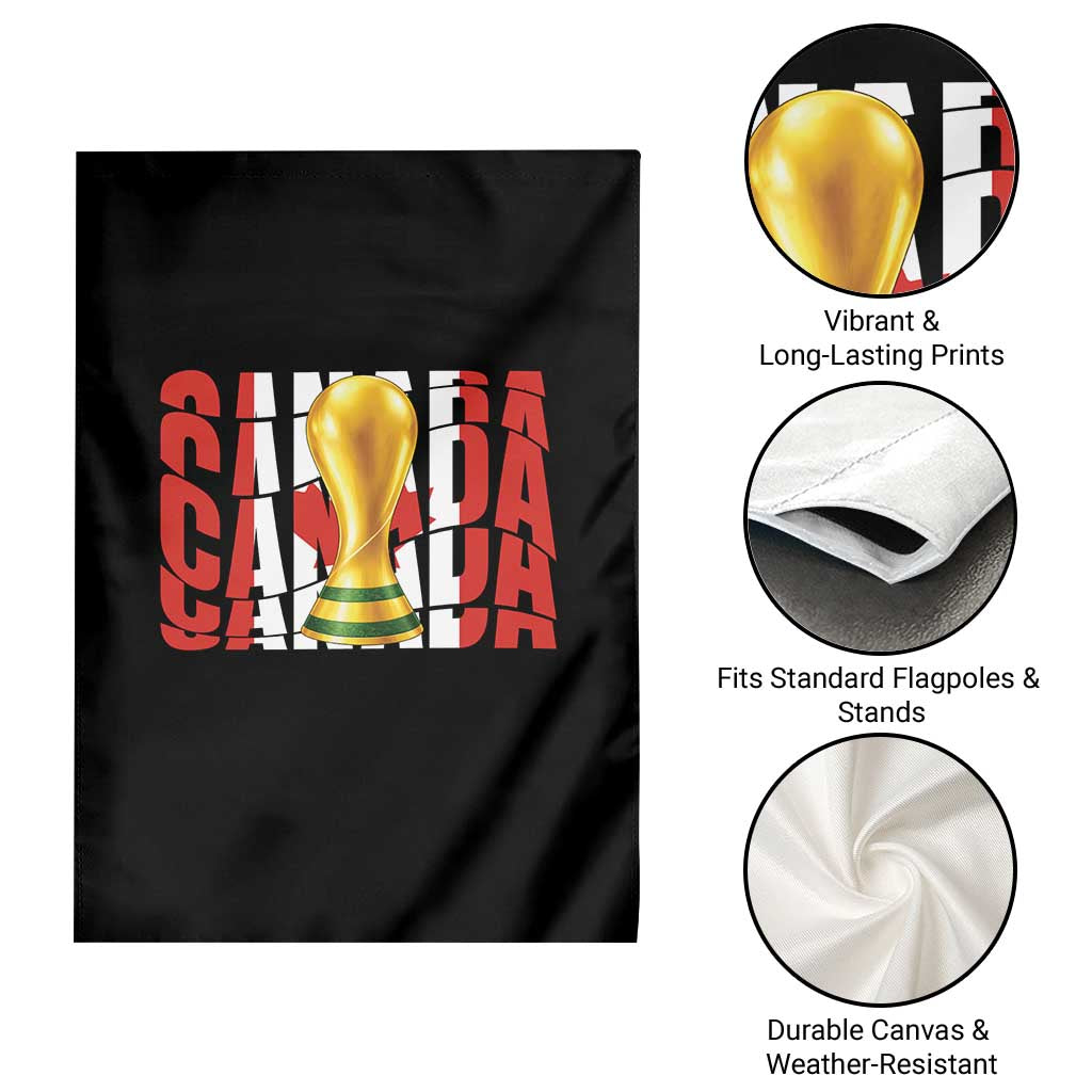 Proud Canada National Soccer Lover Fan Gift Garden Flag TS12 Print Your Wear