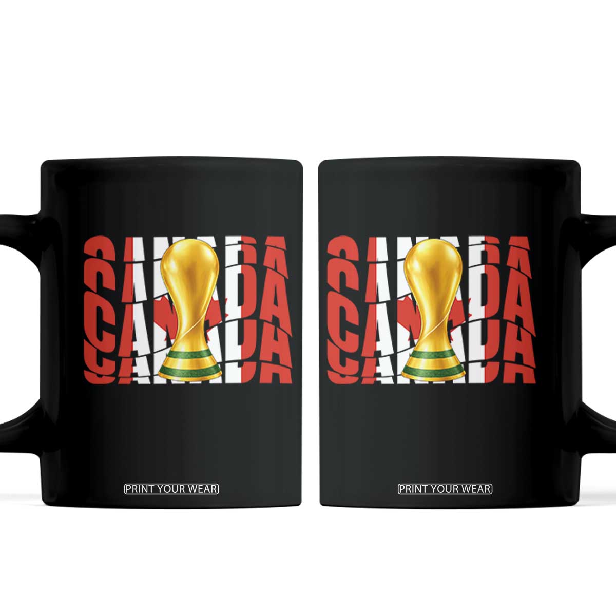 Proud Canada National Soccer Lover Fan Gift Coffee Mug TS12 Black Print Your Wear
