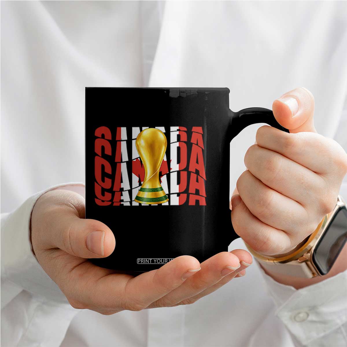Proud Canada National Soccer Lover Fan Gift Coffee Mug TS12 Print Your Wear