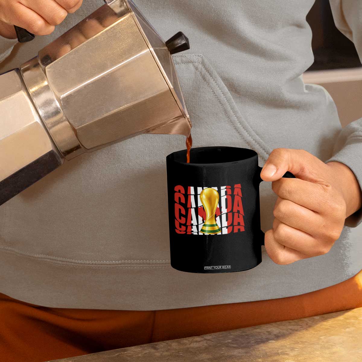 Proud Canada National Soccer Lover Fan Gift Coffee Mug TS12 Print Your Wear