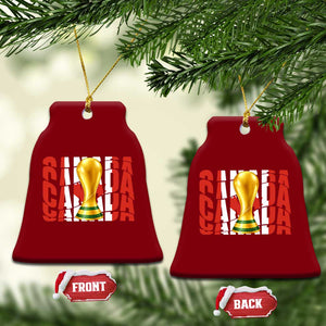 Proud Canada National Soccer Lover Fan Gift Ceramic Ornament TS12 Print Your Wear