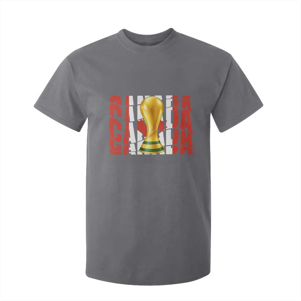 Proud Canada National Soccer Lover Fan Gift T Shirt For Kid TS12 Charcoal Print Your Wear