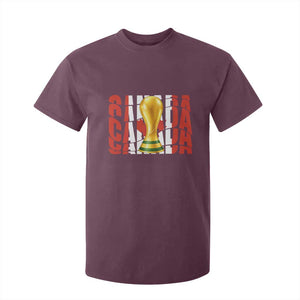 Proud Canada National Soccer Lover Fan Gift T Shirt For Kid TS12 Maroon Print Your Wear
