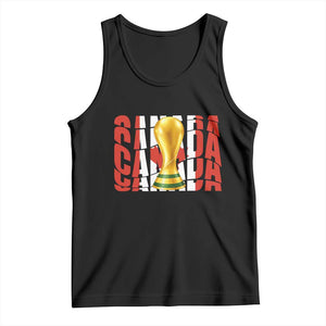 Proud Canada National Soccer Lover Fan Gift Tank Top TS12 Black Print Your Wear
