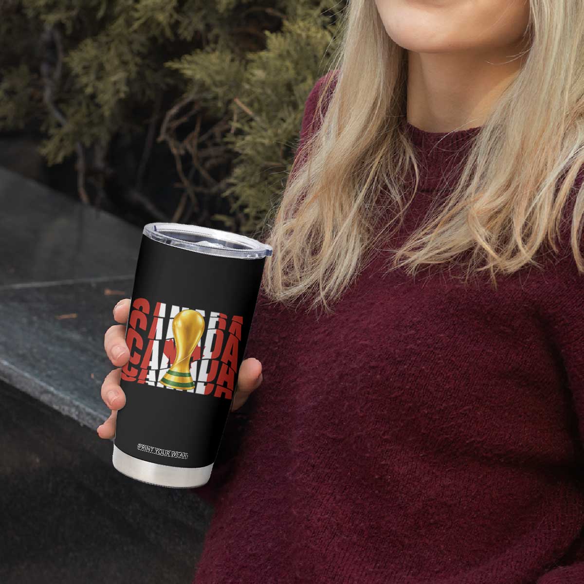 Proud Canada National Soccer Lover Fan Gift Tumbler Cup TS12 Print Your Wear