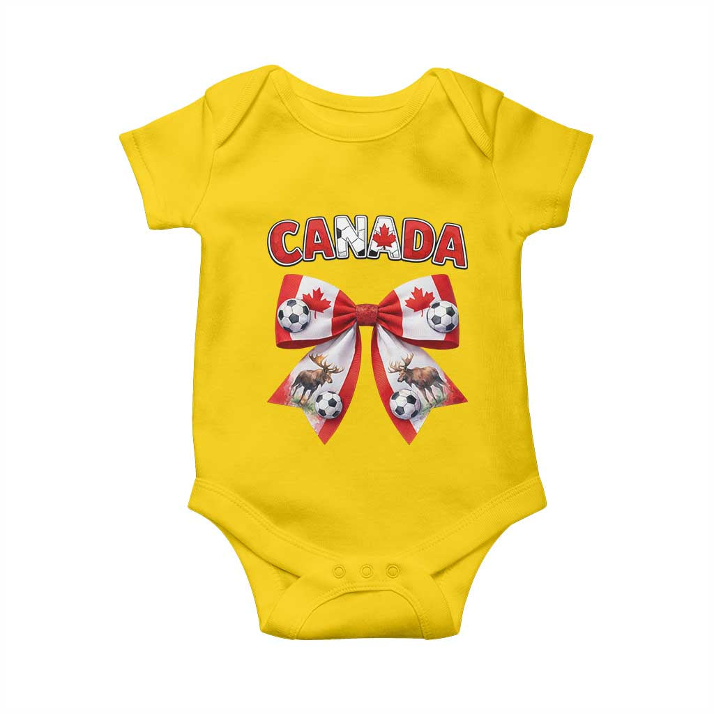 Proud Canadian National Soccer Lover Baby Onesie Football Fan Gift TS12 Daisy Print Your Wear
