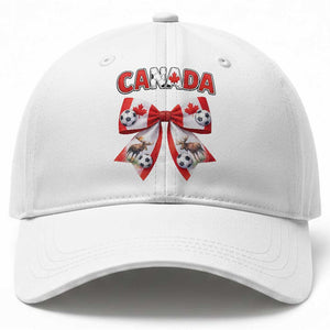 Proud Canadian National Soccer Lover Baseball Cap Football Fan Gift TS12 Print Your Wear
