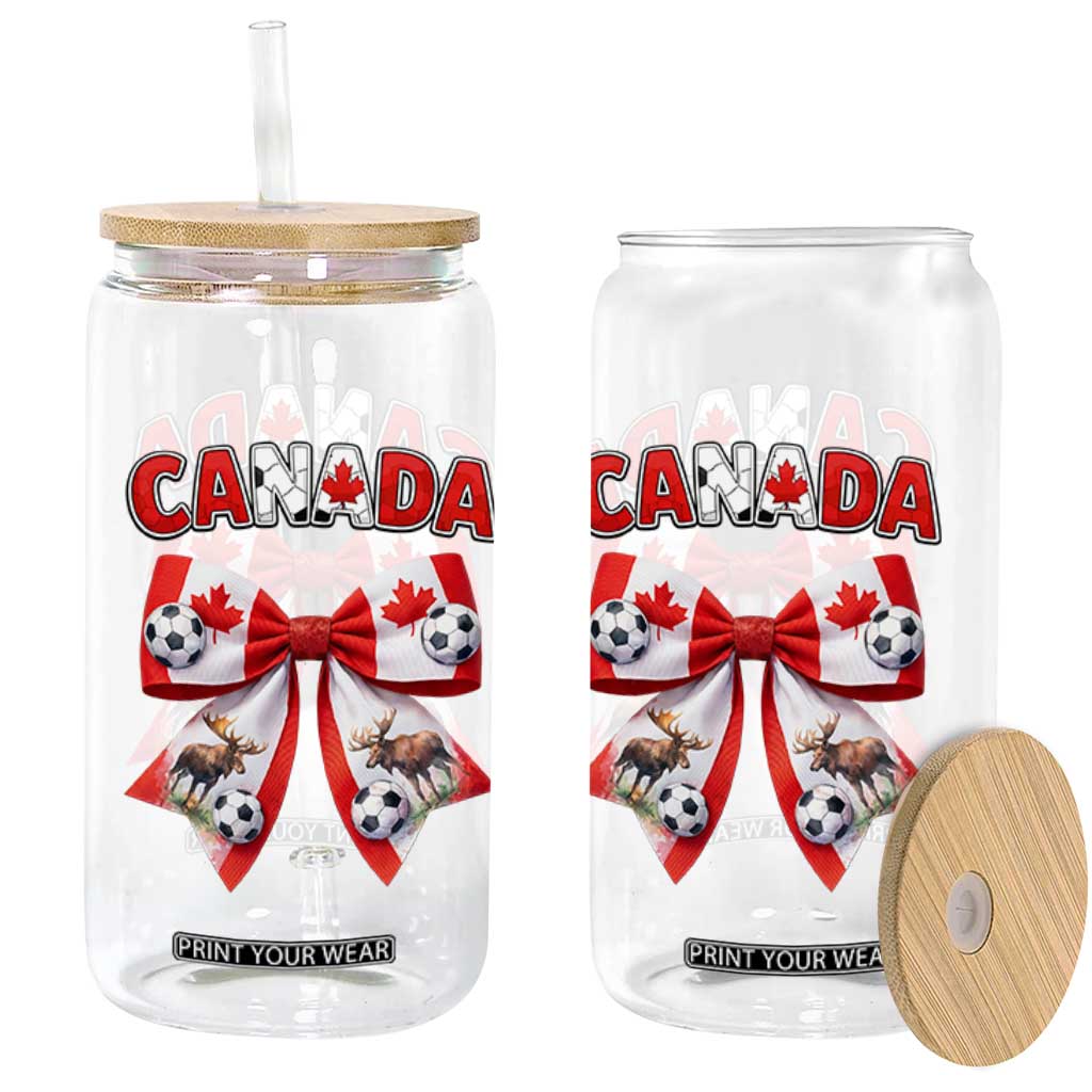 Proud Canadian National Soccer Lover Glass Can Football Fan Gift TS12 Print Your Wear