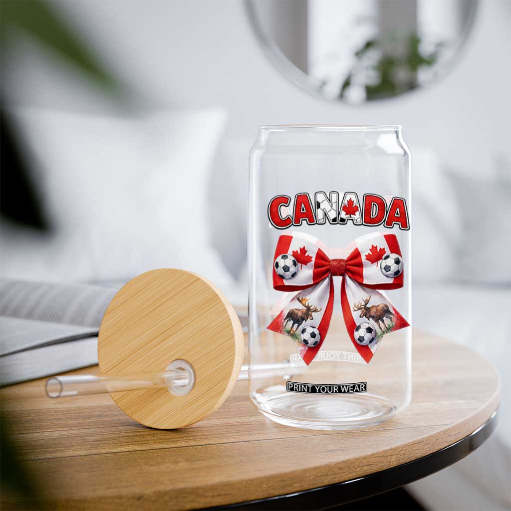 Proud Canadian National Soccer Lover Glass Can Football Fan Gift TS12 Print Your Wear