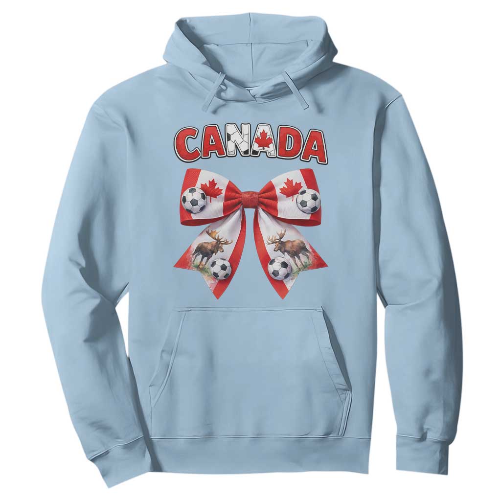 Proud Canadian National Soccer Lover Hoodie Football Fan Gift TS12 Light Blue Print Your Wear