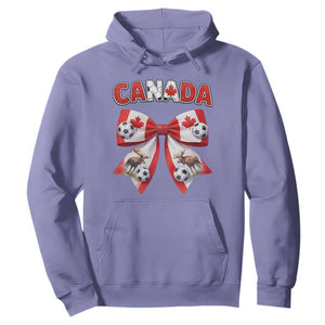 Proud Canadian National Soccer Lover Hoodie Football Fan Gift TS12 Violet Print Your Wear