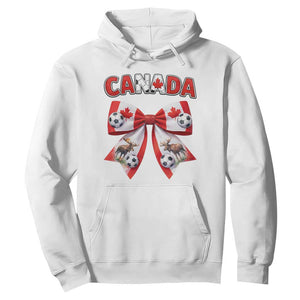 Proud Canadian National Soccer Lover Hoodie Football Fan Gift TS12 White Print Your Wear