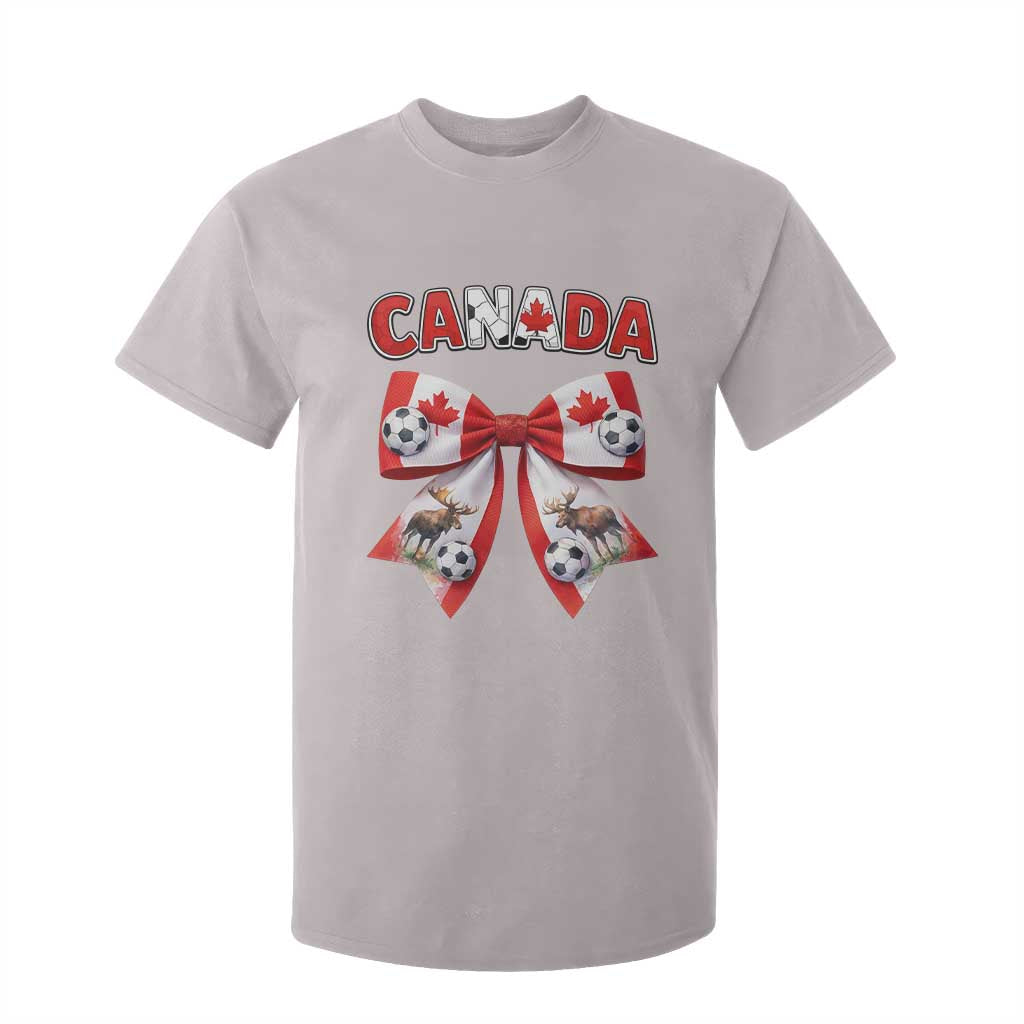 Proud Canadian National Soccer Lover T Shirt For Kid Football Fan Gift TS12 Ice Gray Print Your Wear