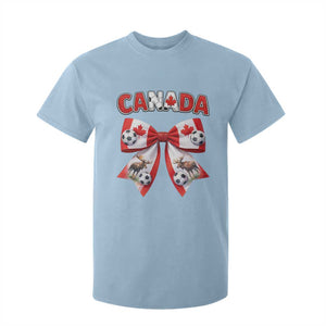 Proud Canadian National Soccer Lover T Shirt For Kid Football Fan Gift TS12 Light Blue Print Your Wear