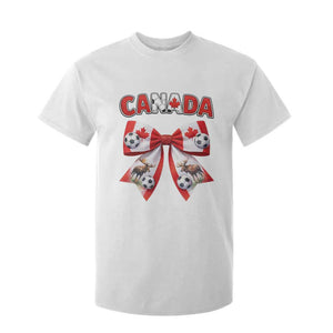 Proud Canadian National Soccer Lover T Shirt For Kid Football Fan Gift TS12 White Print Your Wear